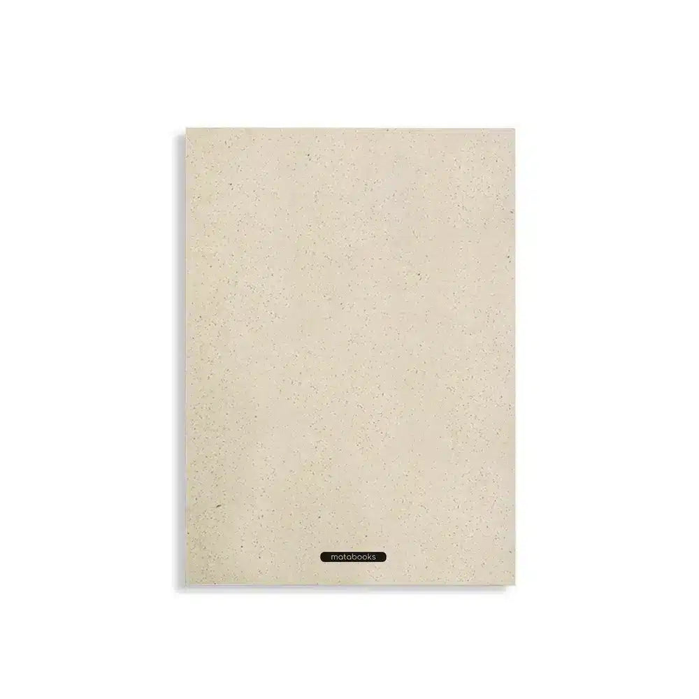 Vegan produziertes Notizbuch, Skizzenbuch, Tagebuch, Achtsamkeitstagebuch, Reisetagebuch, Dankbarkeitstagebuch, Bullet Journal, Planer, Terminplaner, Uni-Planer, Kalender, Wochenplaner, Rezeptbuch, Schreibheft oder Schreibblock A4 Nava aus Graspapier von matabooks
