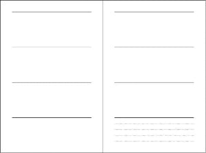 Grafik Wochenübersicht Kalender matabooks Basic S (A6)