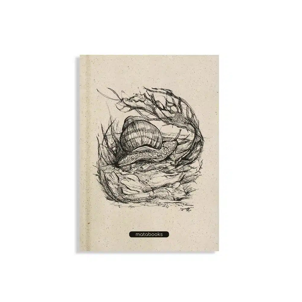 Vegan produziertes Notizbuch, Skizzenbuch, Tagebuch, Achtsamkeitstagebuch, Reisetagebuch, Dankbarkeitstagebuch, Bullet Journal, Planer, Terminplaner, Uni-Planer, Kalender, Wochenplaner, Rezeptbuch, Schreibheft oder Schreibblock A5 Jana aus Graspapier von matabooks