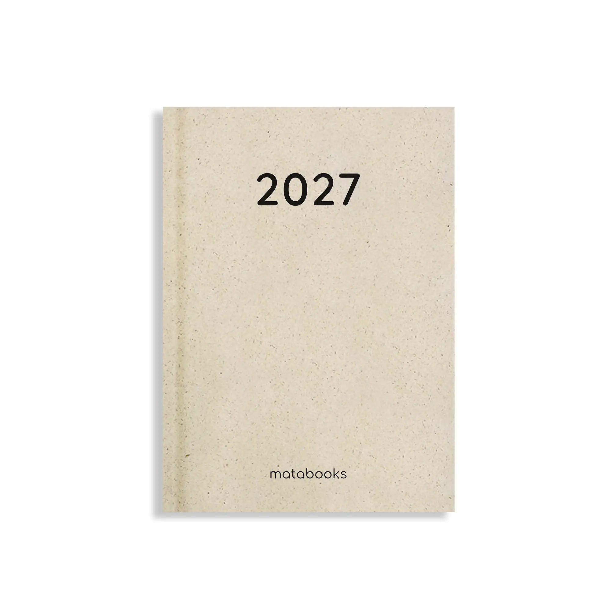 Vegan produzierter Jahresplaner, Jahreskalender, Kalender, Familienkalender, Notizbuch, Tagebuch, Terminplaner, Achtsamkeitstagebuch, Bullet Journal, Reisetagebuch, Dankbarkeitstagebuch, Hausaufgabenheft, Uni-Planer, Taschenkalender, Buchkalender, Business-Planer, Wochenplaner A6 aus Graspapier von matabooks