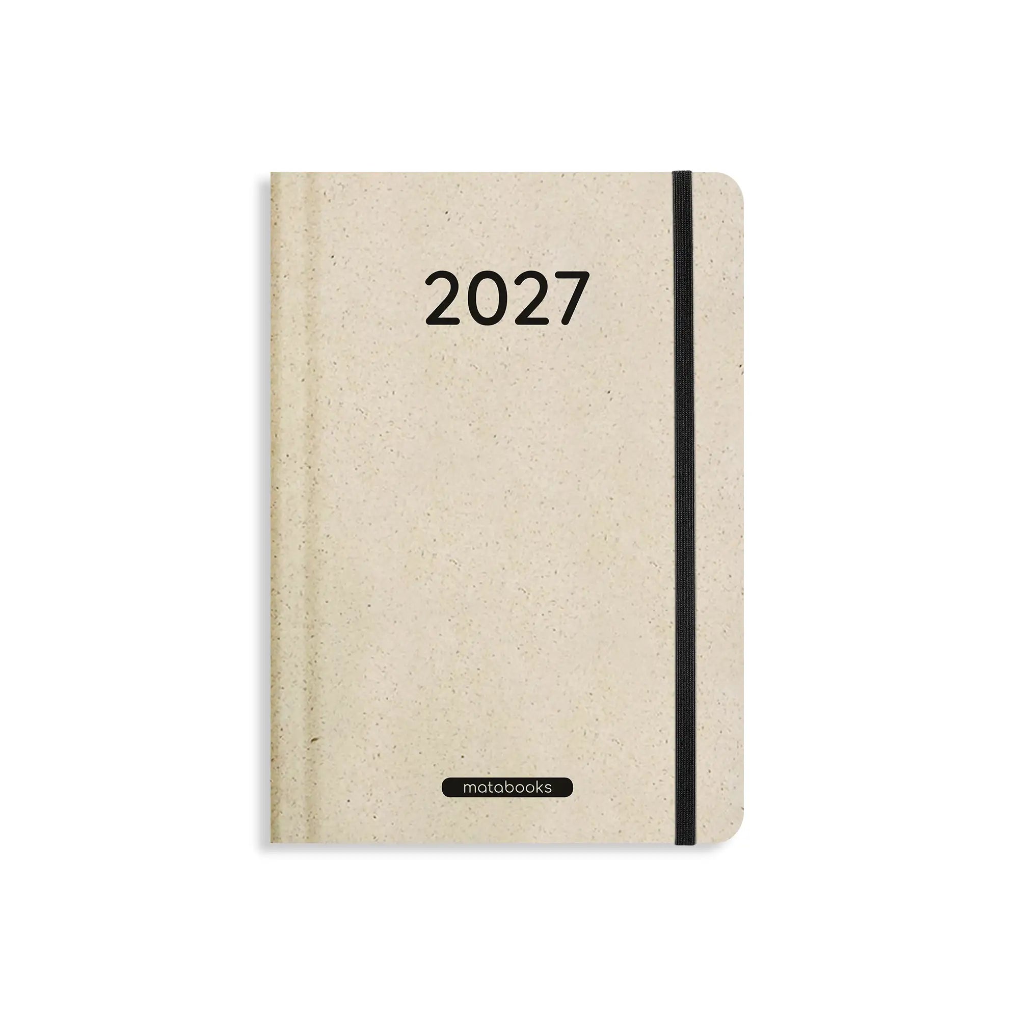 Vegan produzierter Jahresplaner, Jahreskalender, Kalender, Familienkalender, Notizbuch, Tagebuch, Terminplaner, Achtsamkeitstagebuch, Bullet Journal, Reisetagebuch, Dankbarkeitstagebuch, Hausaufgabenheft, Uni-Planer, Taschenkalender, Buchkalender, Business-Planer, Wochenplaner A5 aus Graspapier und Süßgraspapier von matabooks