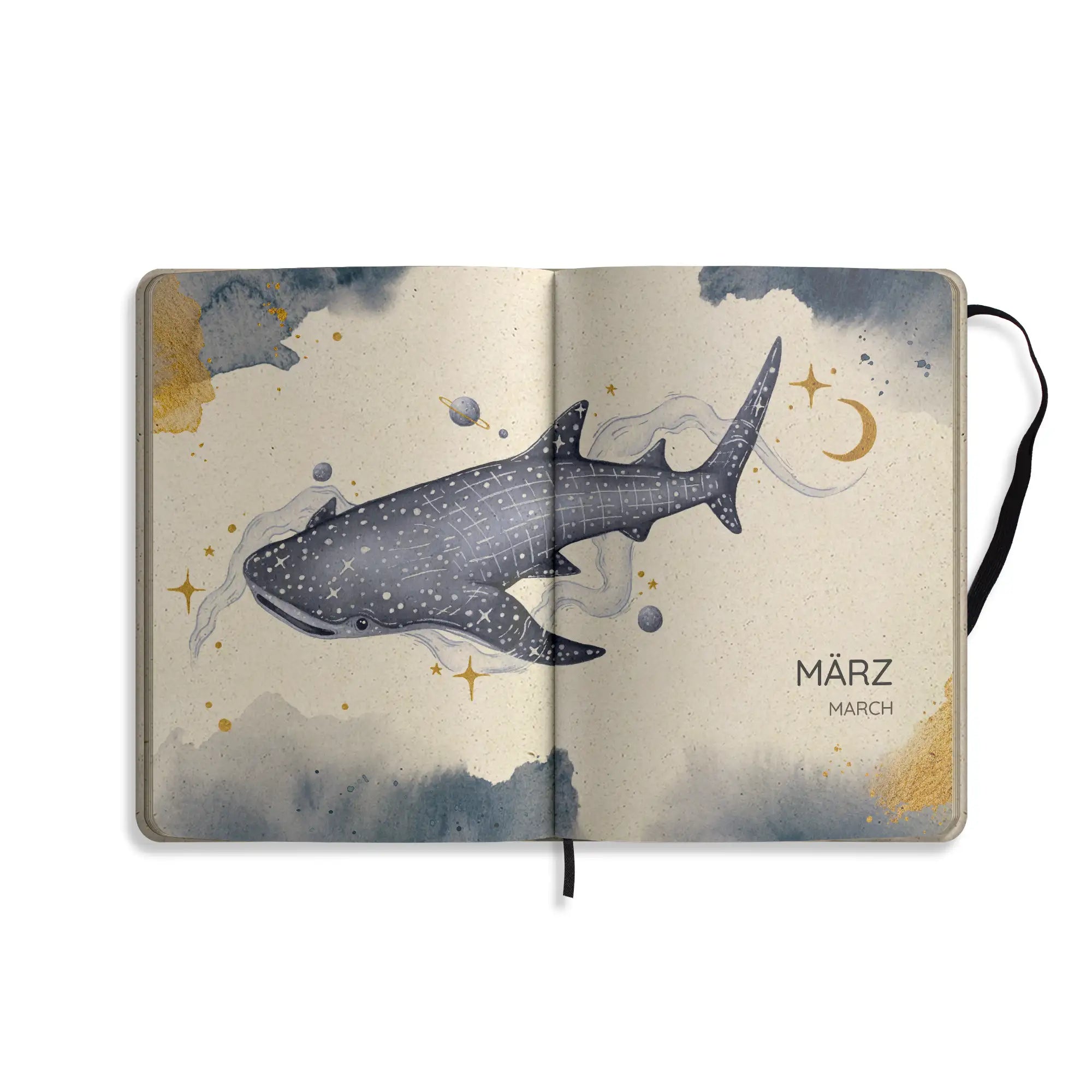Vegan produzierter Jahresplaner, Jahreskalender, Kalender, Familienkalender, Notizbuch, Tagebuch, Terminplaner, Achtsamkeitstagebuch, Bullet Journal, Reisetagebuch, Dankbarkeitstagebuch, Hausaufgabenheft, Uni-Planer, Taschenkalender, Buchkalender, Business-Planer, Wochenplaner A5 aus Graspapier von matabooks