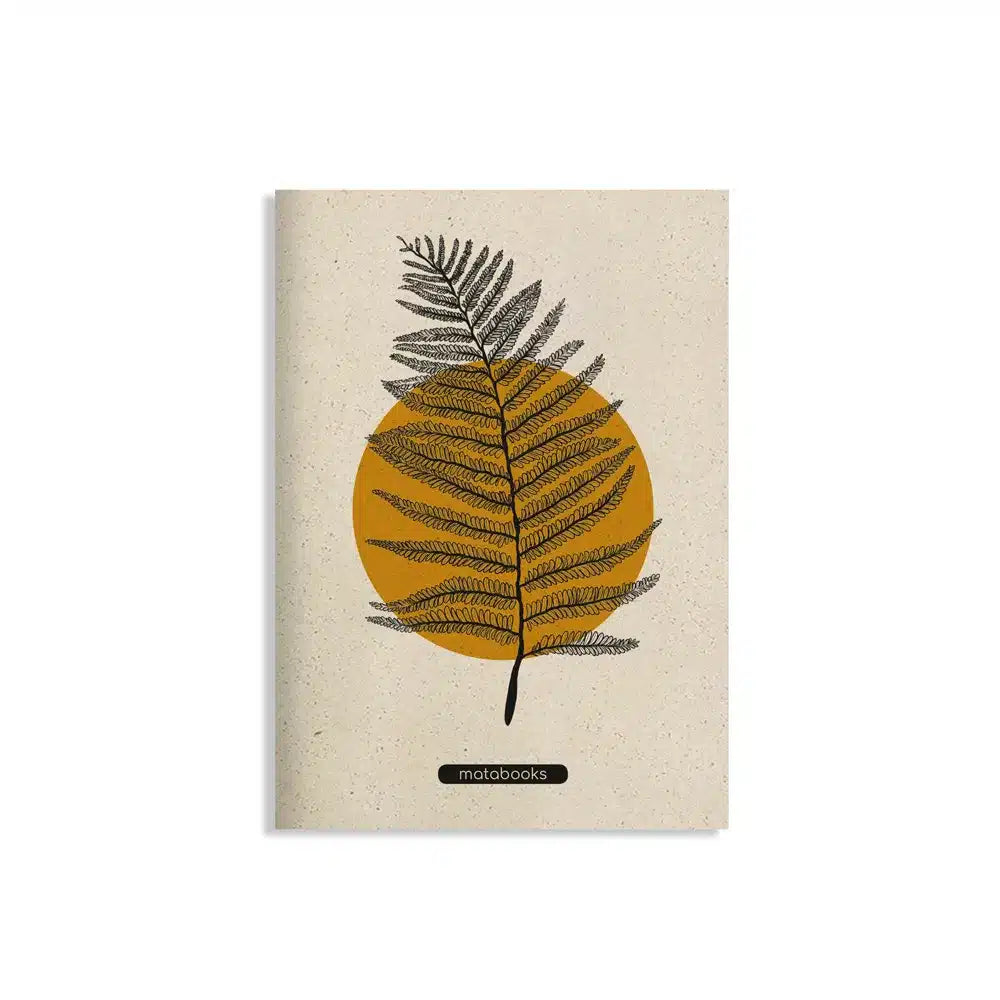 Vegan produziertes Notizbuch, Skizzenbuch, Tagebuch, Achtsamkeitstagebuch, Reisetagebuch, Dankbarkeitstagebuch, Bullet Journal, Rezeptbuch, Notizheft, Schreibheft oder Schreibblock A5 Maya aus Graspapier von matabooks