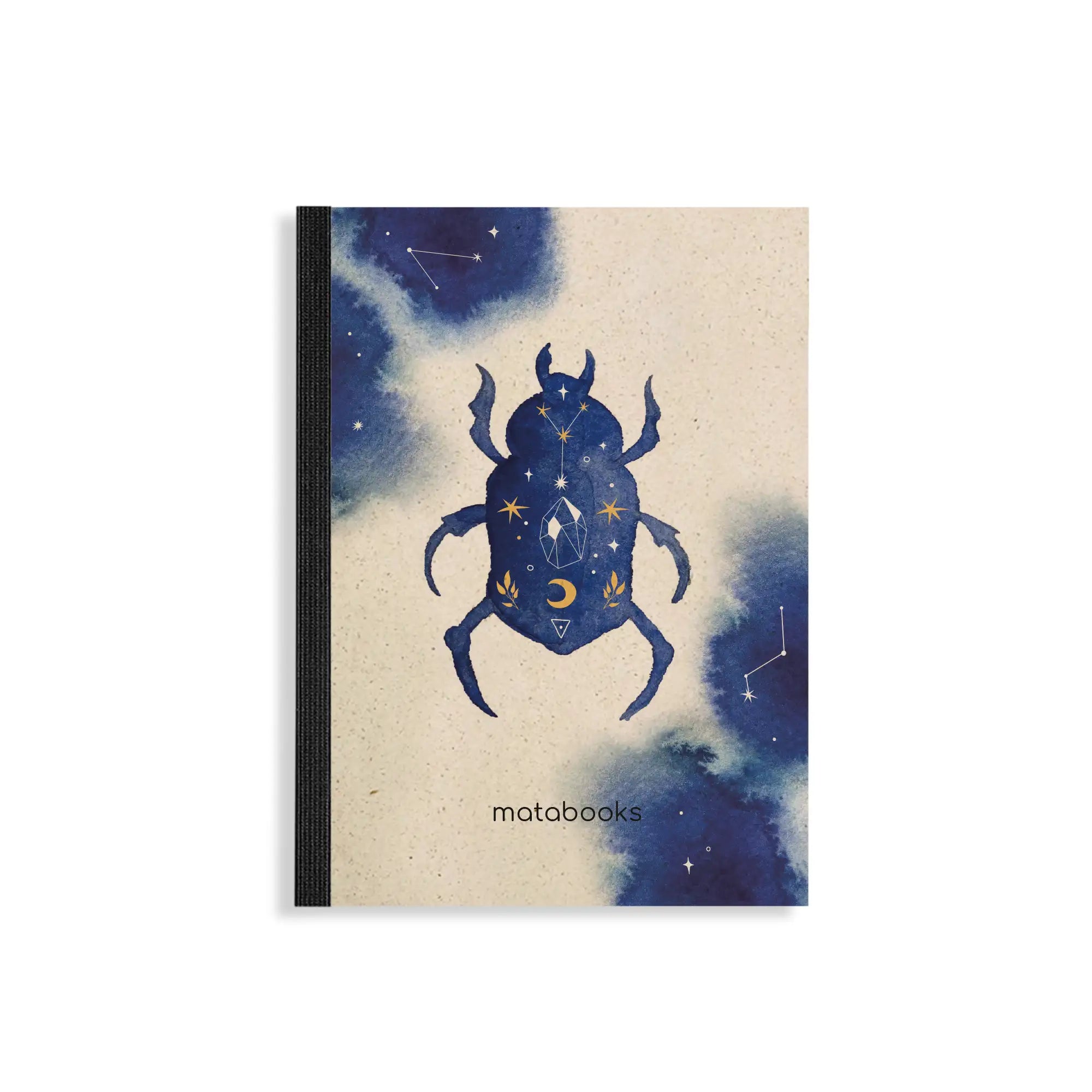 Vegan produziertes Notizbuch, Skizzenbuch, Tagebuch, Achtsamkeitstagebuch, Reisetagebuch, Dankbarkeitstagebuch, Bullet Journal, Rezeptbuch, Schreibheft oder Schreibblock A6 Dahara aus Graspapier von matabooks