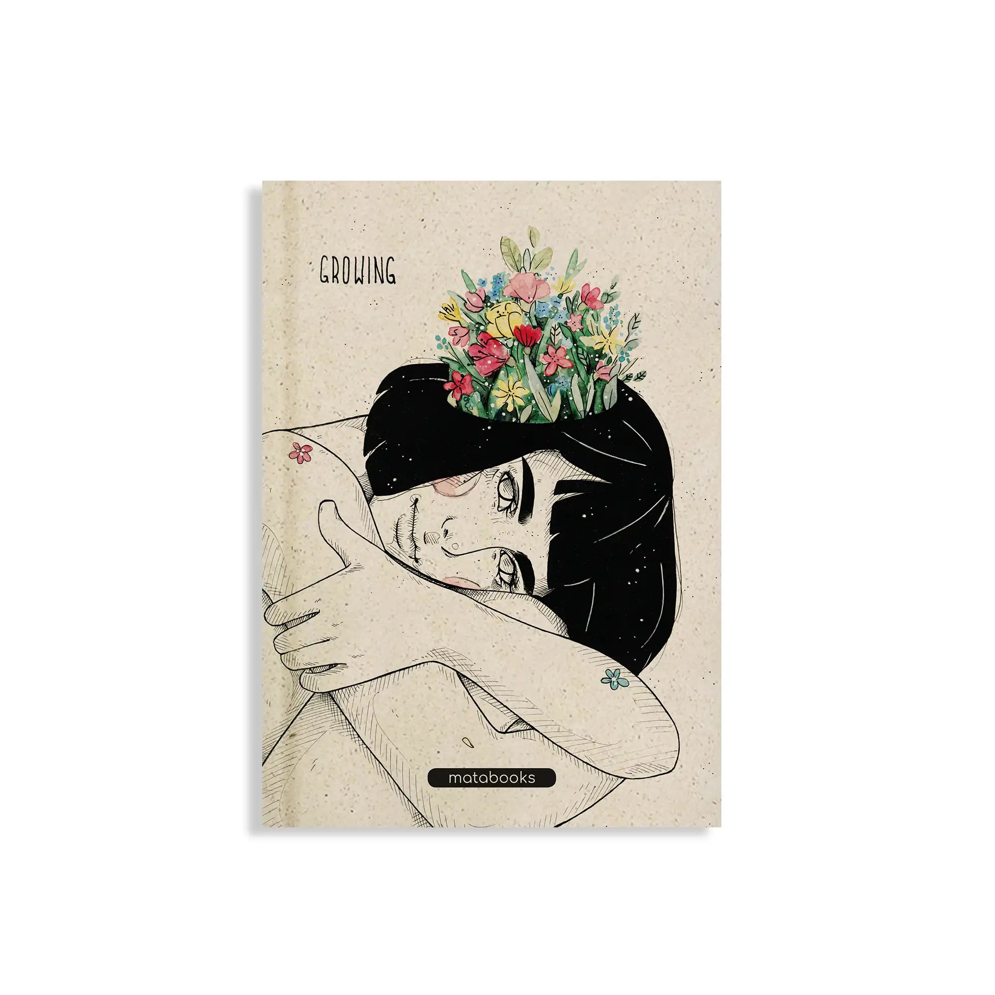 Vegan produziertes Notizbuch, Skizzenbuch, Tagebuch, Achtsamkeitstagebuch, Reisetagebuch, Dankbarkeitstagebuch, Bullet Journal, Planer, Terminplaner, Uni-Planer, Kalender, Wochenplaner, Rezeptbuch, Schreibheft oder Schreibblock A5 Jana aus Graspapier von matabooks