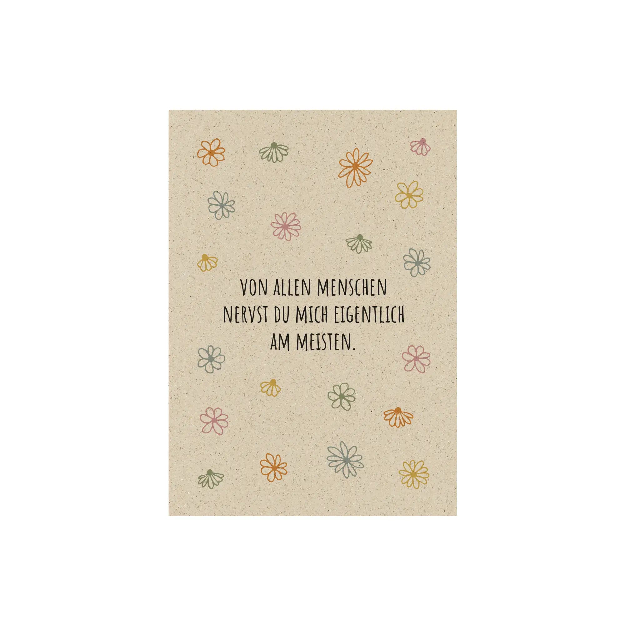 Vegan produzierte A6 Postkarte, Grußkarte, Dankeskarte, Geburtstagskarte, Einladungskarte, Glückwunschkarte, Geschenkbeilage oder Karte zum Verschenken aus Graspapier von matabooks
