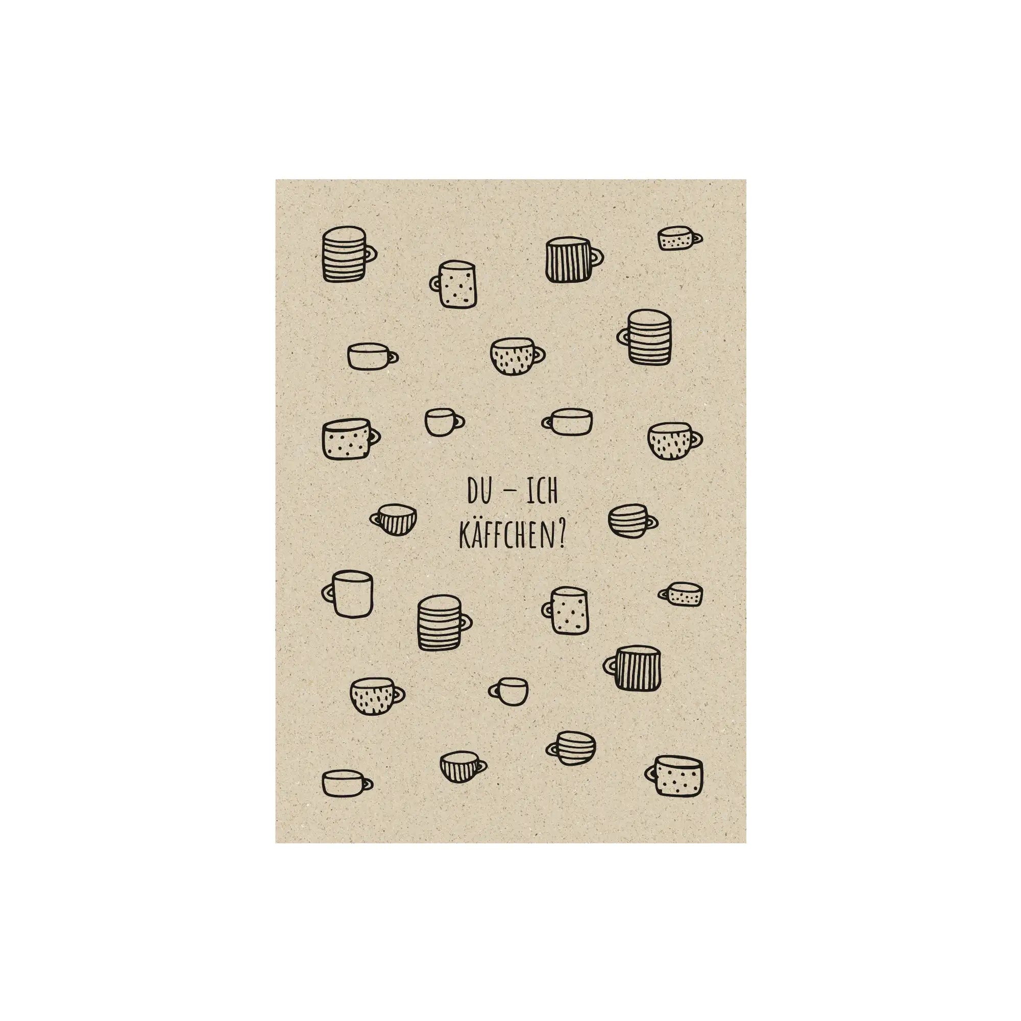 Vegan produzierte A6 Postkarte, Grußkarte, Dankeskarte, Geburtstagskarte, Einladungskarte, Glückwunschkarte, Geschenkbeilage oder Karte zum Verschenken aus Graspapier von matabooks