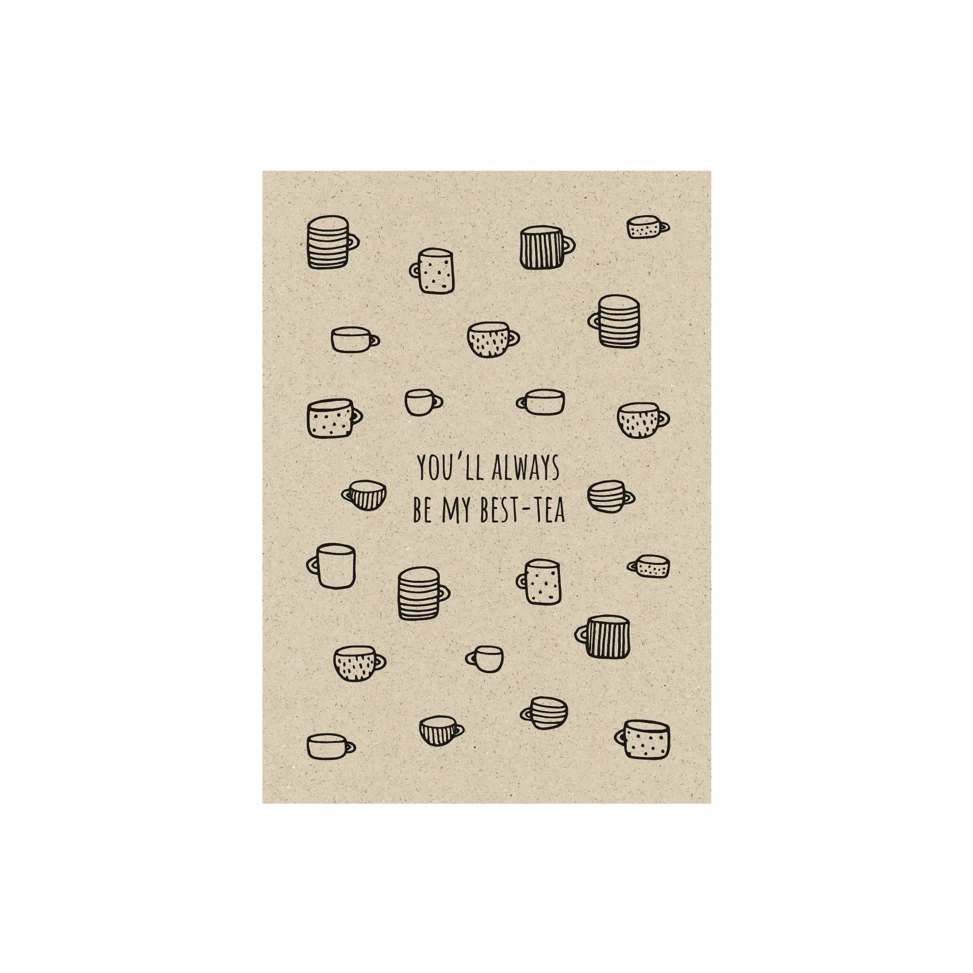Vegan produzierte A6 Postkarte, Grußkarte, Dankeskarte, Geburtstagskarte, Einladungskarte, Glückwunschkarte, Geschenkbeilage oder Karte zum Verschenken aus Graspapier von matabooks