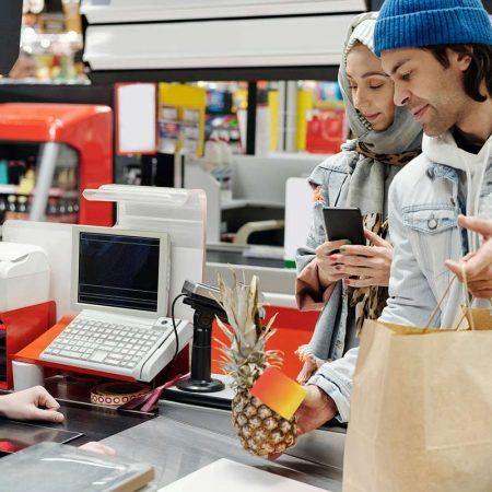 Ökologische Gemüsebeutel aus Graspapier für den Einzelhandel