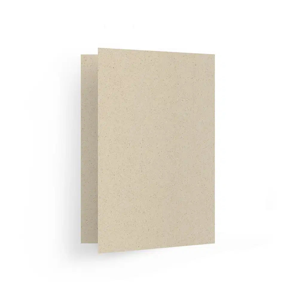 Vegan produzierte A6 Grußkarte, Dankeskarte, Geburtstagskarte, Einladungskarte, Glückwunschkarte, Geschenkbeilage oder Karte zum Verschenken aus Graspapier von matabooks