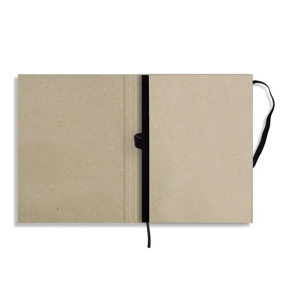 Vegan produziertes Notizbuch, Skizzenbuch, Tagebuch, Achtsamkeitstagebuch, Reisetagebuch, Dankbarkeitstagebuch, Bullet Journal, Planer, Terminplaner, Uni-Planer, Kalender, Wochenplaner, Rezeptbuch, Schreibheft oder Schreibblock A5 Swiss Brochure aus Graspapier von matabooks