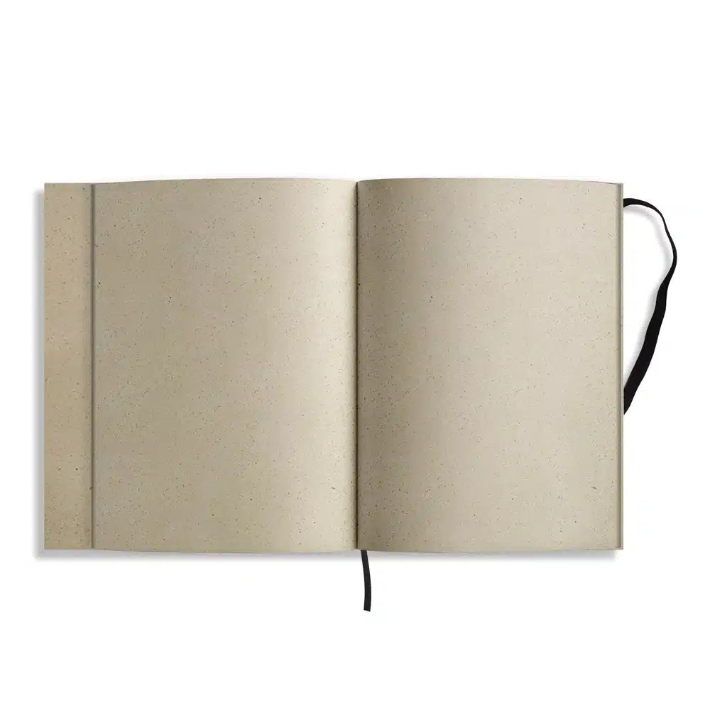 Vegan produziertes Notizbuch, Skizzenbuch, Tagebuch, Achtsamkeitstagebuch, Reisetagebuch, Dankbarkeitstagebuch, Bullet Journal, Planer, Terminplaner, Uni-Planer, Kalender, Wochenplaner, Rezeptbuch, Schreibheft oder Schreibblock A5 Swiss Brochure aus Graspapier von matabooks