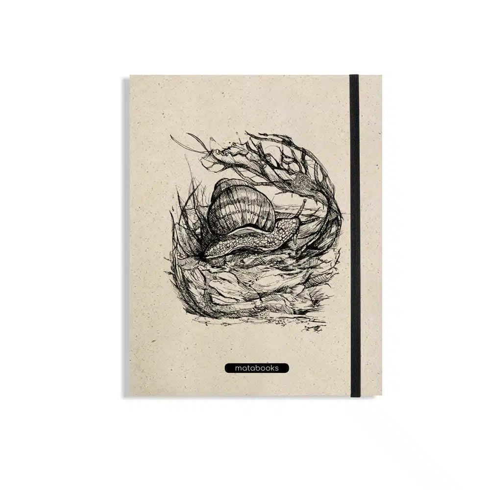 Vegan produziertes Notizbuch, Skizzenbuch, Tagebuch, Achtsamkeitstagebuch, Reisetagebuch, Dankbarkeitstagebuch, Bullet Journal, Planer, Terminplaner, Uni-Planer, Kalender, Wochenplaner, Rezeptbuch, Schreibheft oder Schreibblock A5 Swiss Brochure aus Graspapier von matabooks