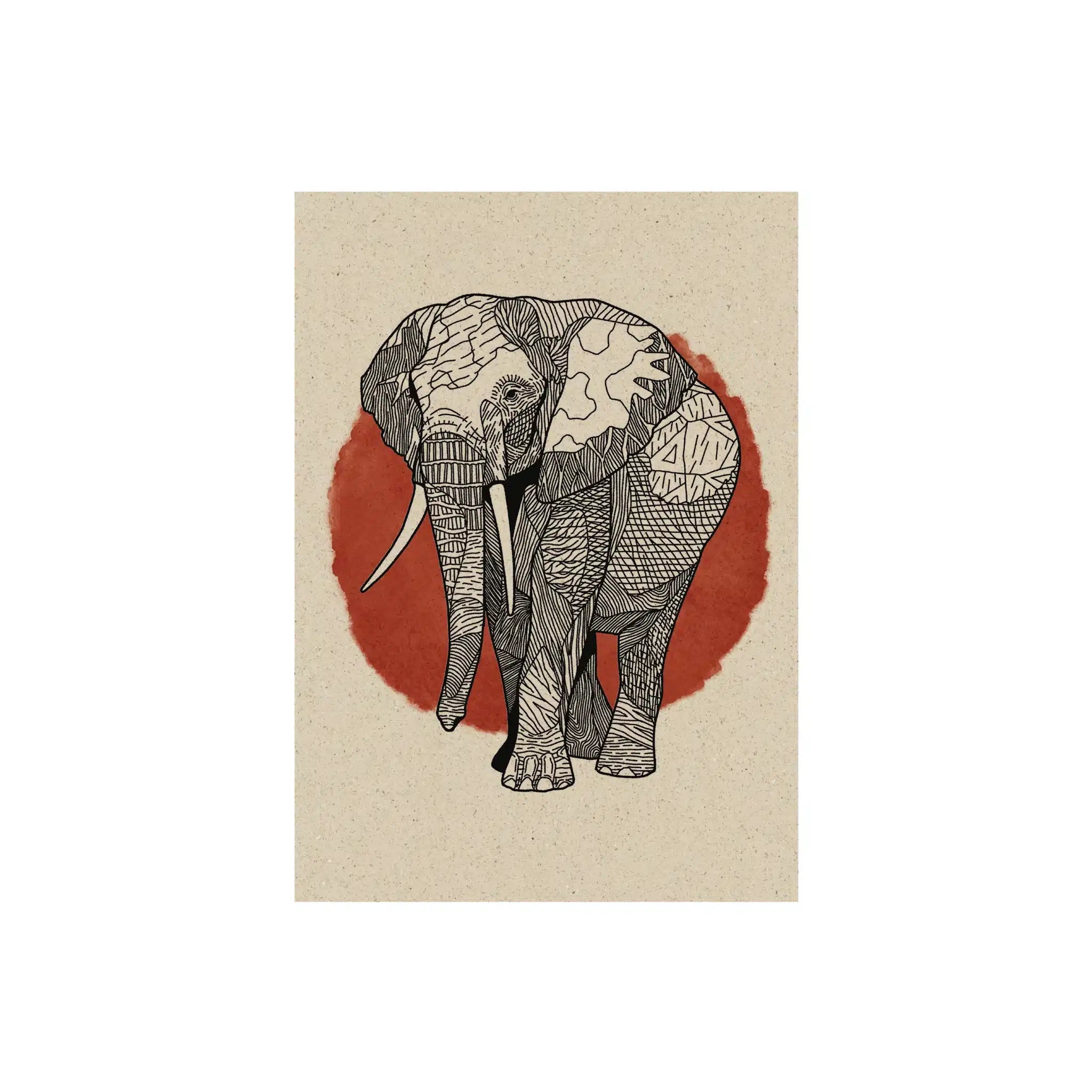 Vegan produzierte A6 Postkarte, Grußkarte, Dankeskarte, Geburtstagskarte, Einladungskarte, Glückwunschkarte, Geschenkbeilage oder Karte zum Verschenken aus Graspapier von matabooks