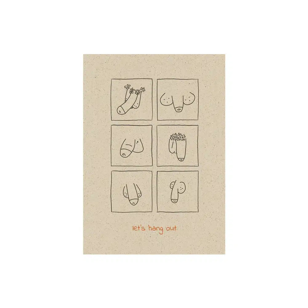 Vegan produzierte A6 Postkarte, Grußkarte, Dankeskarte, Geburtstagskarte, Einladungskarte, Glückwunschkarte, Geschenkbeilage oder Karte zum Verschenken aus Graspapier von matabooks