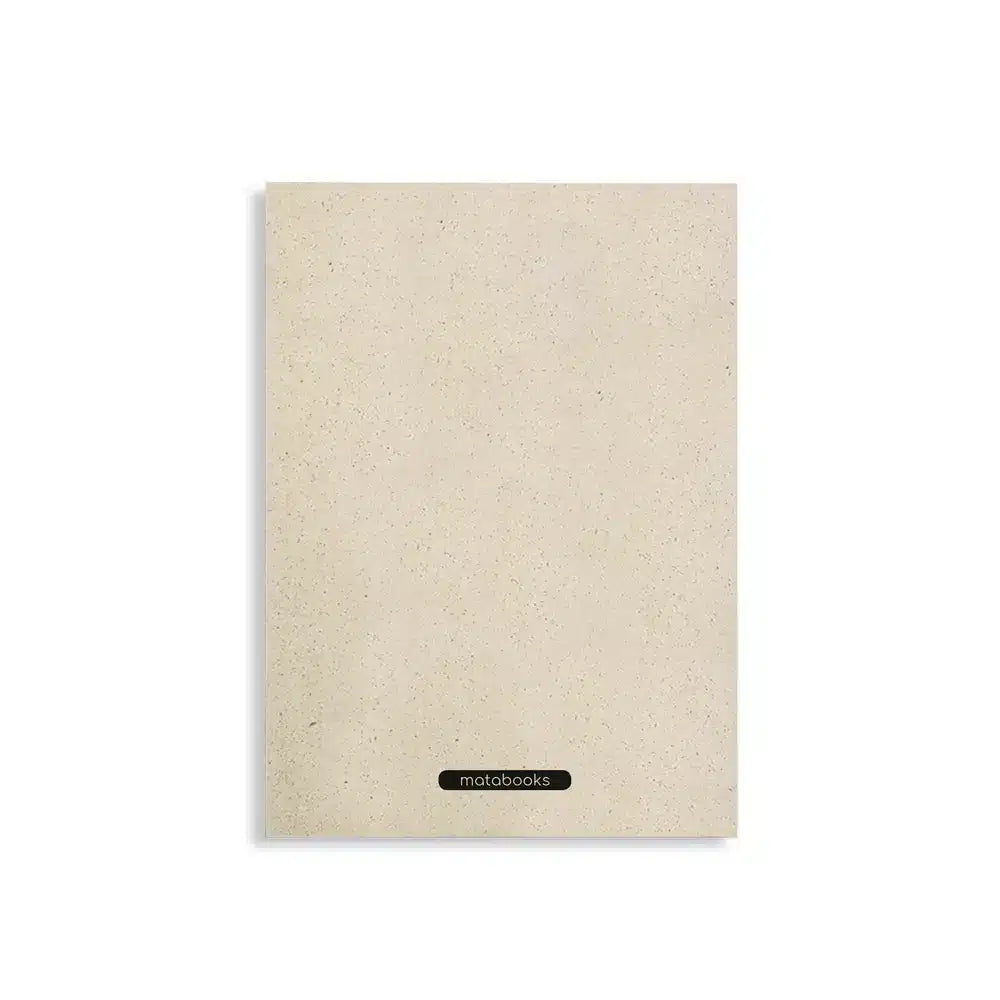 Vegan produziertes Notizbuch, Skizzenbuch, Tagebuch, Achtsamkeitstagebuch, Reisetagebuch, Dankbarkeitstagebuch, Bullet Journal, Planer, Terminplaner, Uni-Planer, Kalender, Wochenplaner, Rezeptbuch, Schreibheft oder Schreibblock A4 Nava aus Graspapier von matabooks