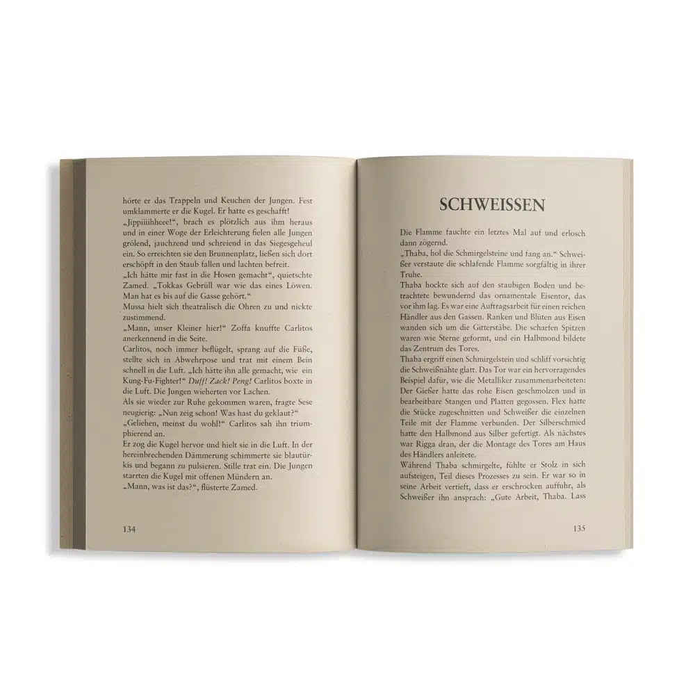 Vegan produzierter Roman, Jugendroman, Lesebuch, Geschenk für Buchliebhaber, Literatur zum Entspannen, Buch für Zuhause, Urlaub, Reise, Freizeit aus Graspapier von matabooks