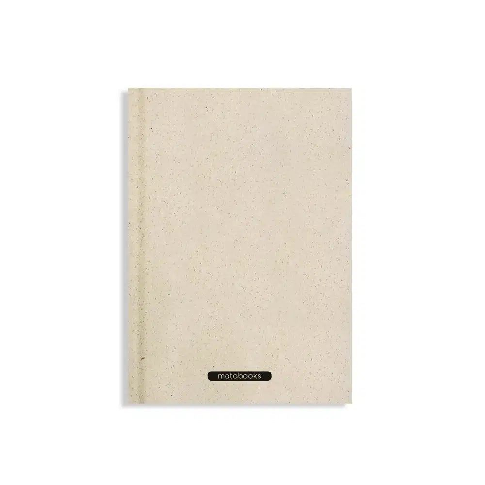 Vegan produziertes Notizbuch, Skizzenbuch, Tagebuch, Achtsamkeitstagebuch, Reisetagebuch, Dankbarkeitstagebuch, Bullet Journal, Planer, Terminplaner, Uni-Planer, Kalender, Wochenplaner, Rezeptbuch, Schreibheft oder Schreibblock A5 Jana aus Graspapier von matabooks
