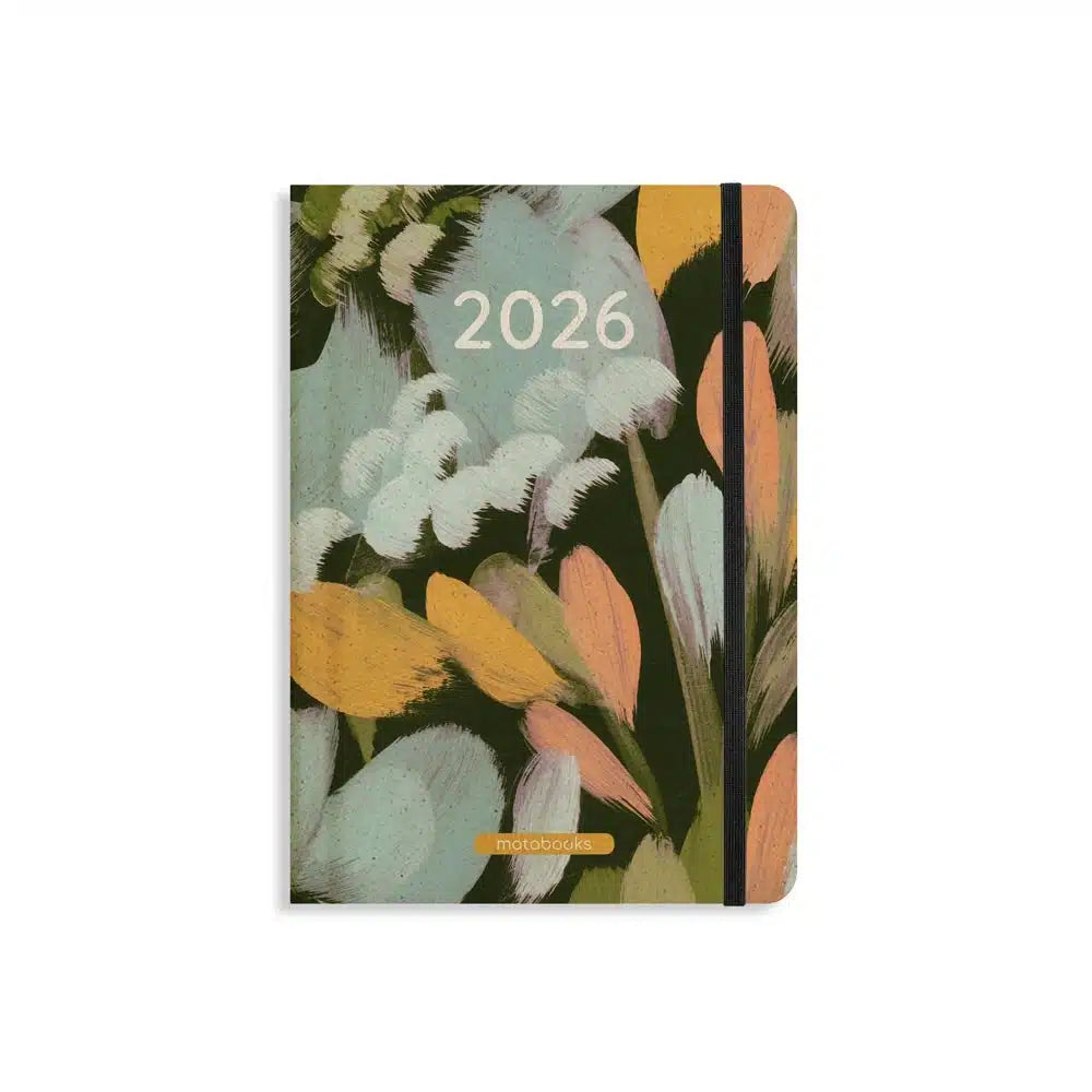 Vegan produzierter Jahresplaner, Jahreskalender, Kalender, Familienkalender, Notizbuch, Tagebuch, Terminplaner, Achtsamkeitstagebuch, Bullet Journal, Reisetagebuch, Dankbarkeitstagebuch, Hausaufgabenheft, Uni-Planer, Taschenkalender, Buchkalender, Business-Planer, Wochenplaner A5 aus Graspapier und Süßgraspapier von matabooks