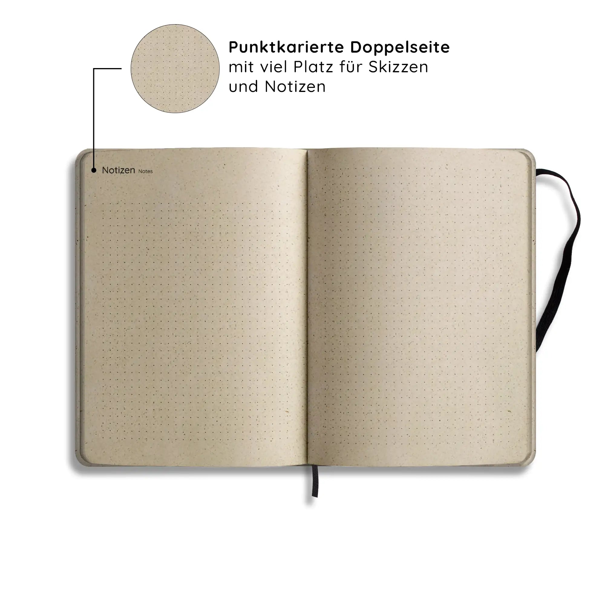 Vegan produzierter Jahresplaner, Jahreskalender, Kalender, Familienkalender, Notizbuch, Tagebuch, Terminplaner, Achtsamkeitstagebuch, Bullet Journal, Reisetagebuch, Dankbarkeitstagebuch, Hausaufgabenheft, Uni-Planer, Taschenkalender, Buchkalender, Business-Planer, Wochenplaner A5 aus Graspapier von matabooks