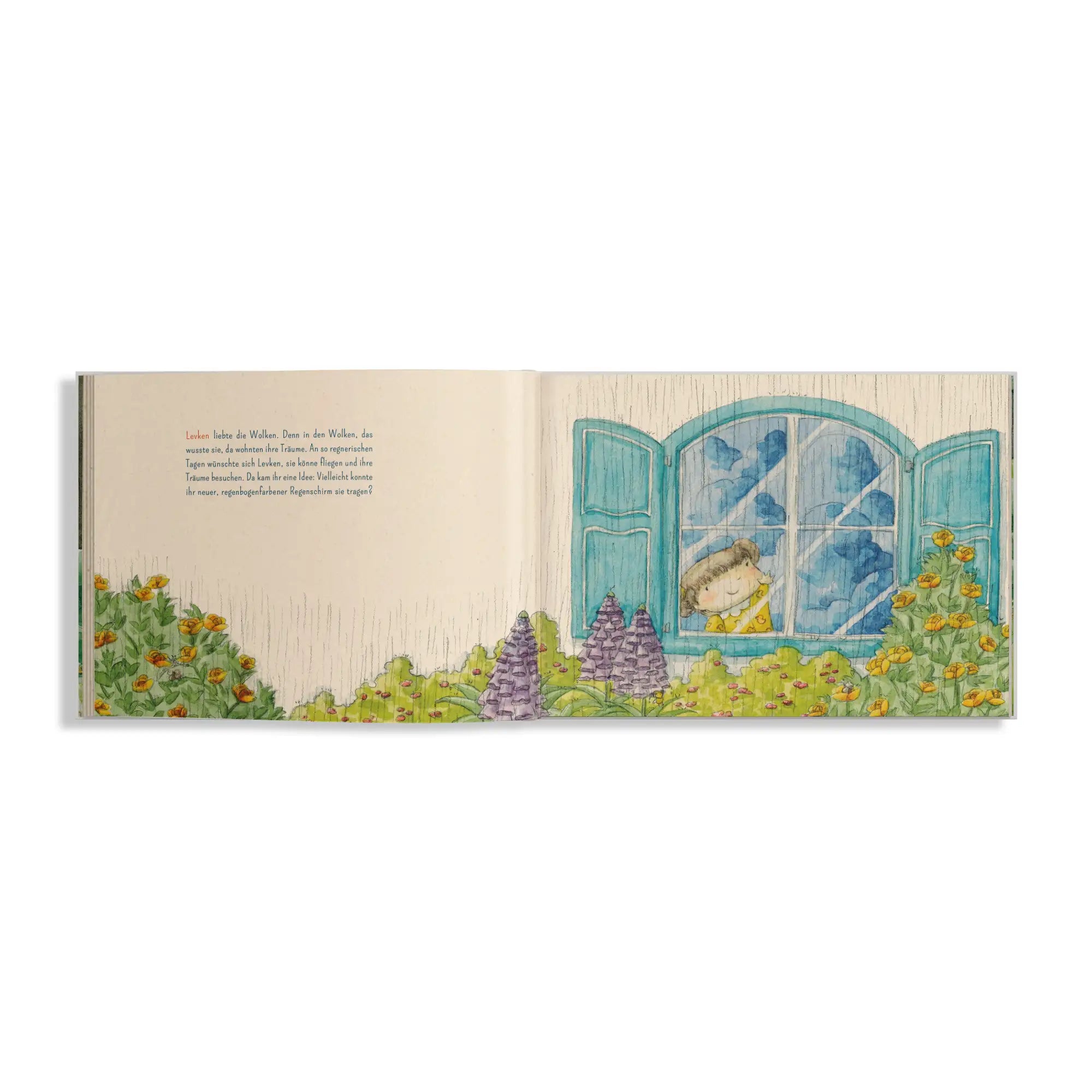 Vegan produziertes Kinderbuch, Vorlesebuch, Bilderbuch, Geschenk für Kinder, Buch zum gemeinsamen Lesen, für Zuhause, Kita, Kindergarten, Grundschule aus Graspapier und Süßgraspapier Format 265 x 215 x 10 mm von matabooks