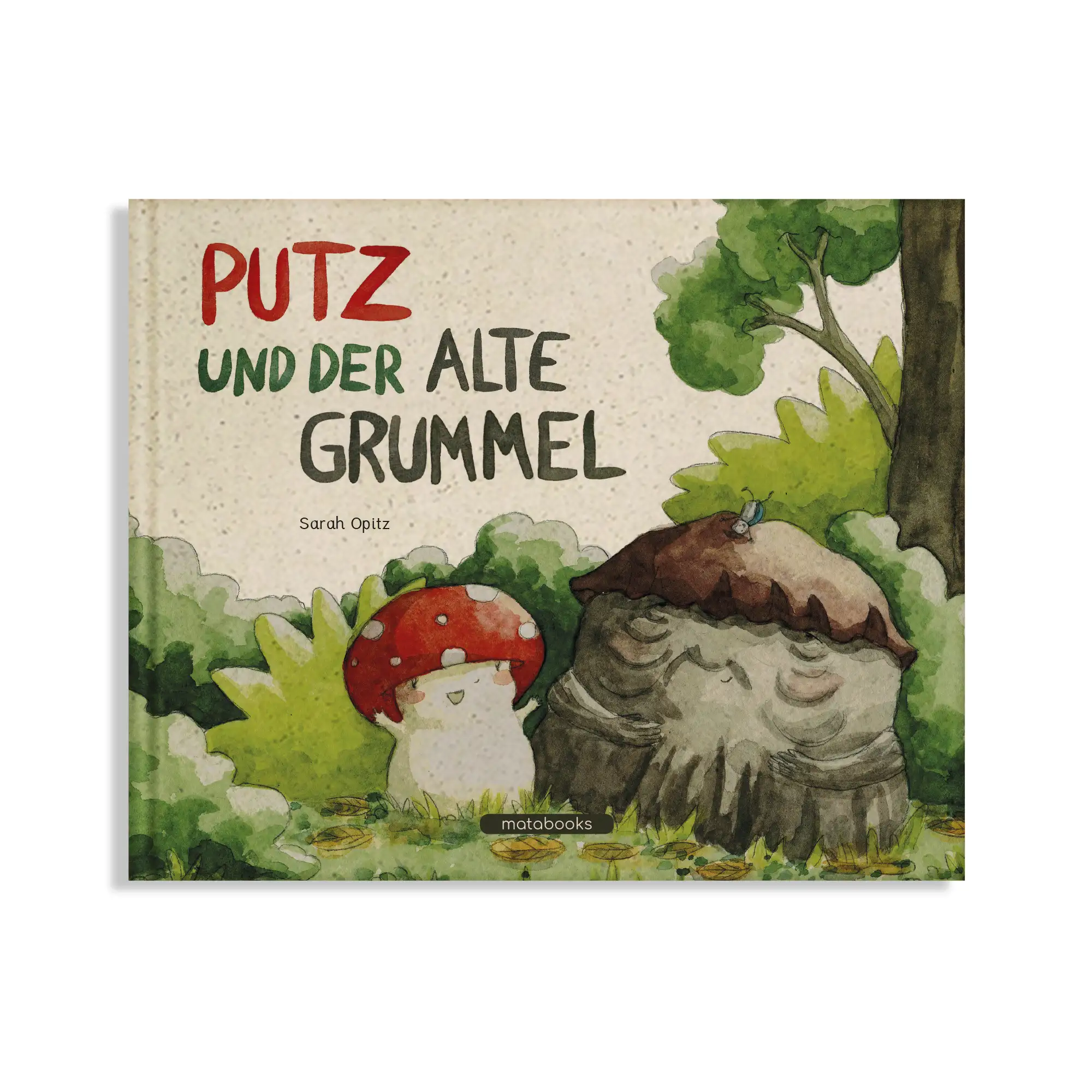 Vegan produziertes Kinderbuch, Vorlesebuch, Bilderbuch, Geschenk für Kinder, Buch zum gemeinsamen Lesen, für Zuhause, Kita, Kindergarten, Grundschule aus Graspapier und Süßgraspapier Format 265 x 215 x 10 mm von matabooks