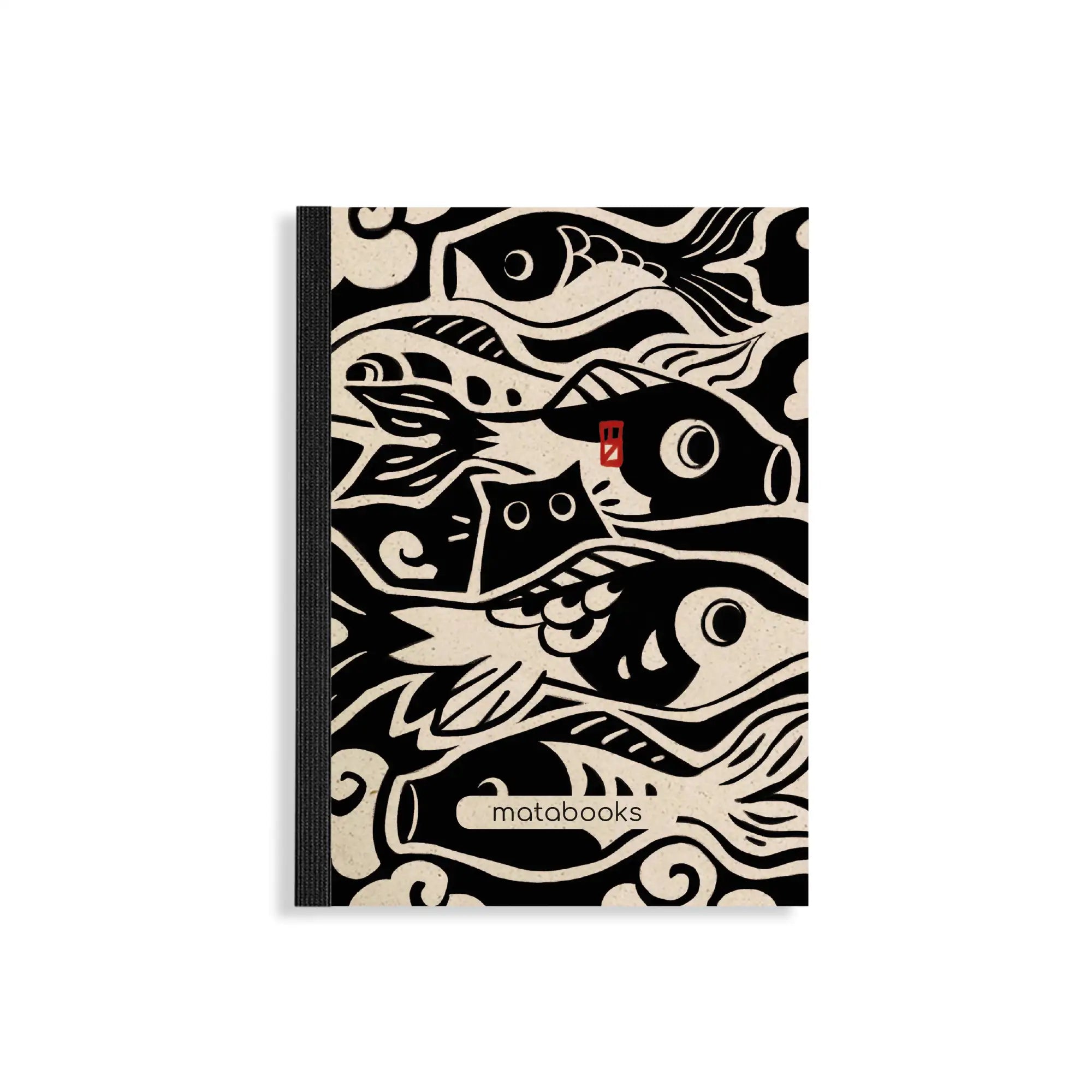 Vegan produziertes Notizbuch, Skizzenbuch, Tagebuch, Achtsamkeitstagebuch, Reisetagebuch, Dankbarkeitstagebuch, Bullet Journal, Rezeptbuch, Schreibheft oder Schreibblock A6 Dahara aus Graspapier von matabooks