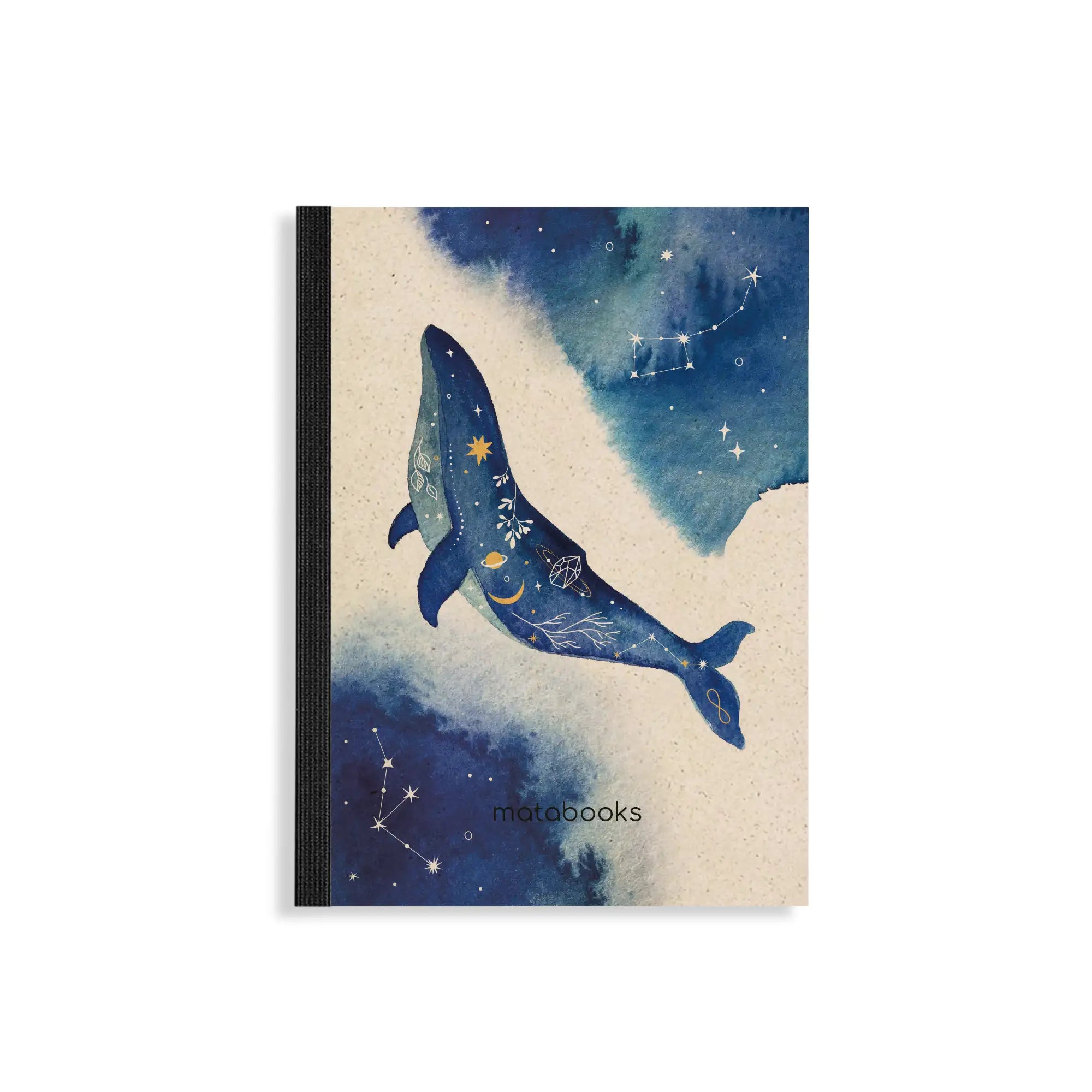 Vegan produziertes Notizbuch, Skizzenbuch, Tagebuch, Achtsamkeitstagebuch, Reisetagebuch, Dankbarkeitstagebuch, Bullet Journal, Rezeptbuch, Schreibheft oder Schreibblock A6 Dahara aus Graspapier von matabooks