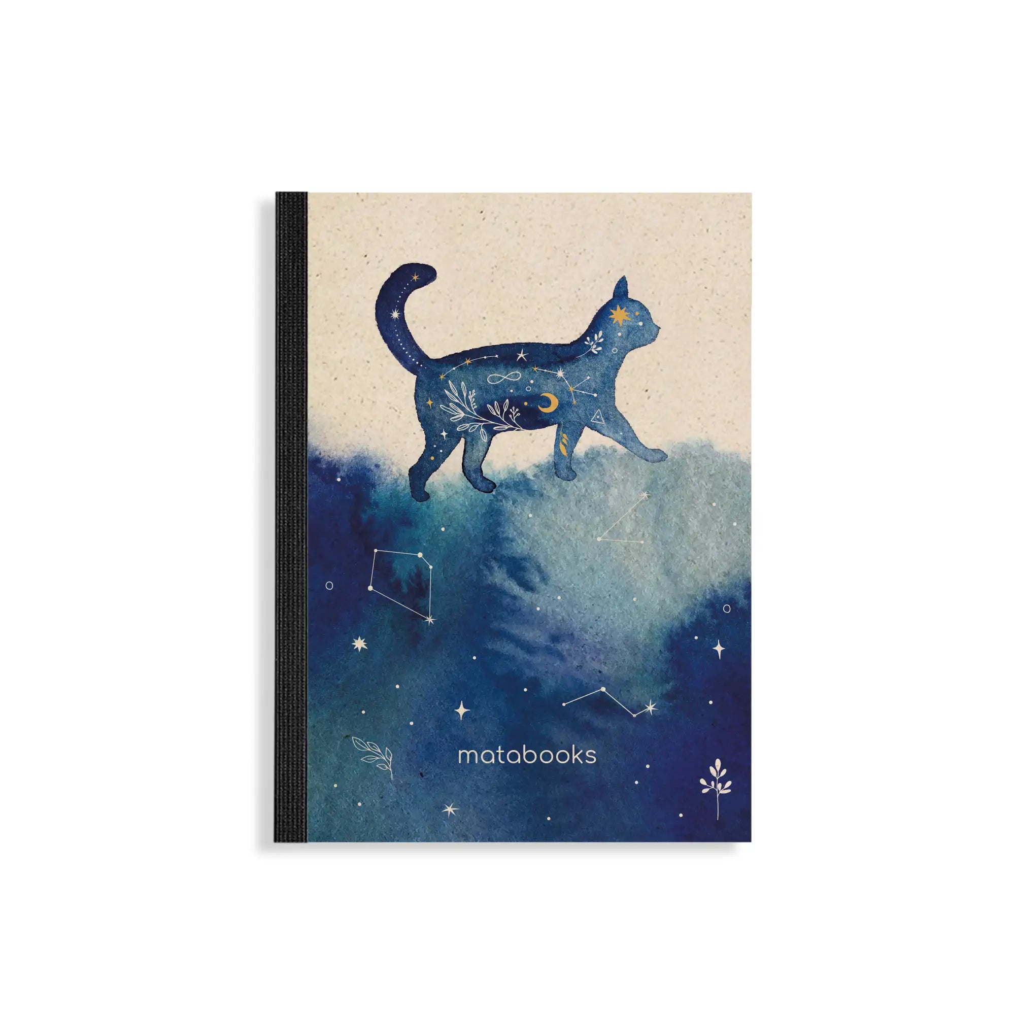 Vegan produziertes Notizbuch, Skizzenbuch, Tagebuch, Achtsamkeitstagebuch, Reisetagebuch, Dankbarkeitstagebuch, Bullet Journal, Rezeptbuch, Schreibheft oder Schreibblock A6 Dahara aus Graspapier von matabooks
