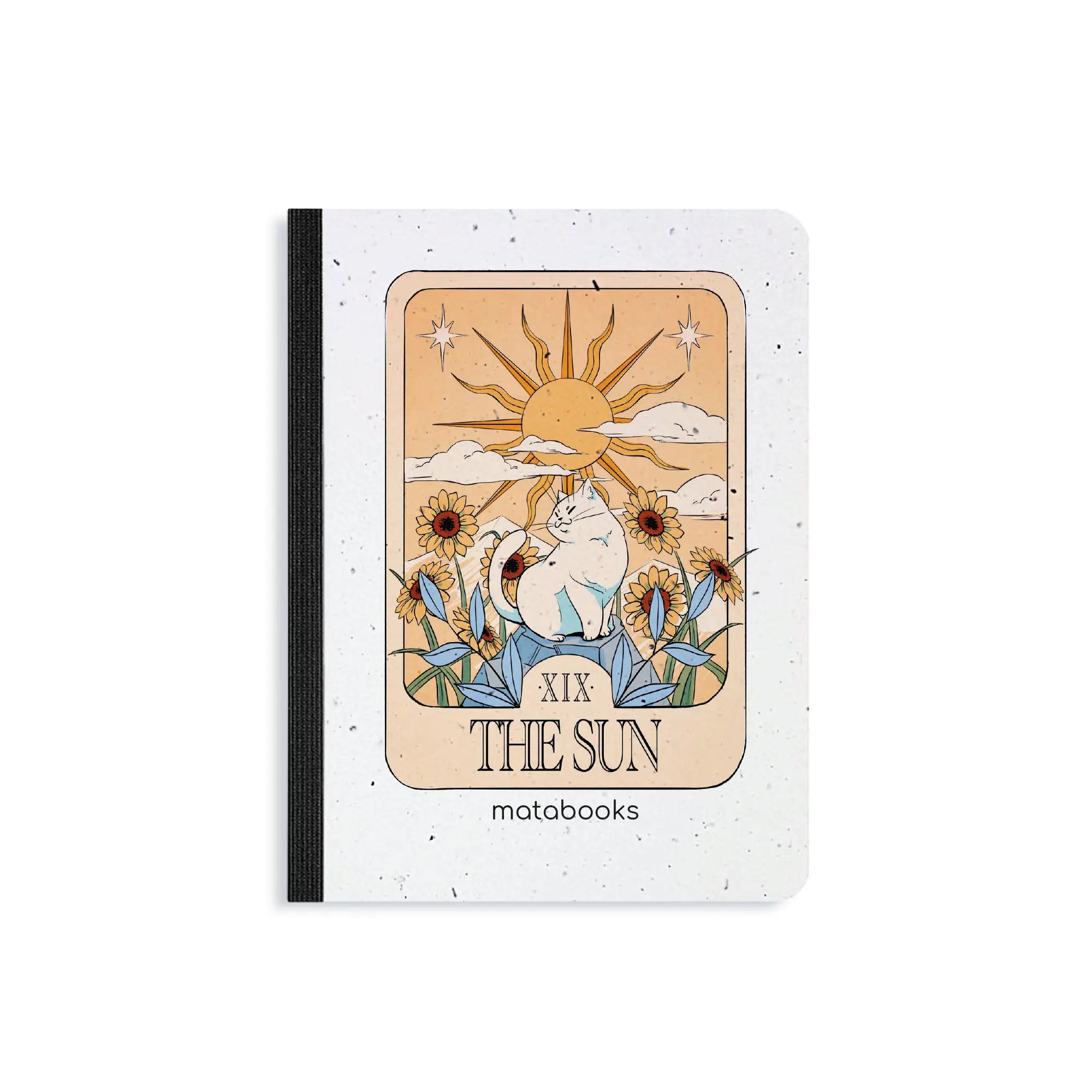 Vegan produziertes Samenbuch, Notizbuch, Skizzenbuch, Tagebuch, Achtsamkeitstagebuch, Reisetagebuch, Dankbarkeitstagebuch, Bullet Journal, Rezeptbuch, Schreibheft oder Schreibblock A6 aus Graspapier von matabooks