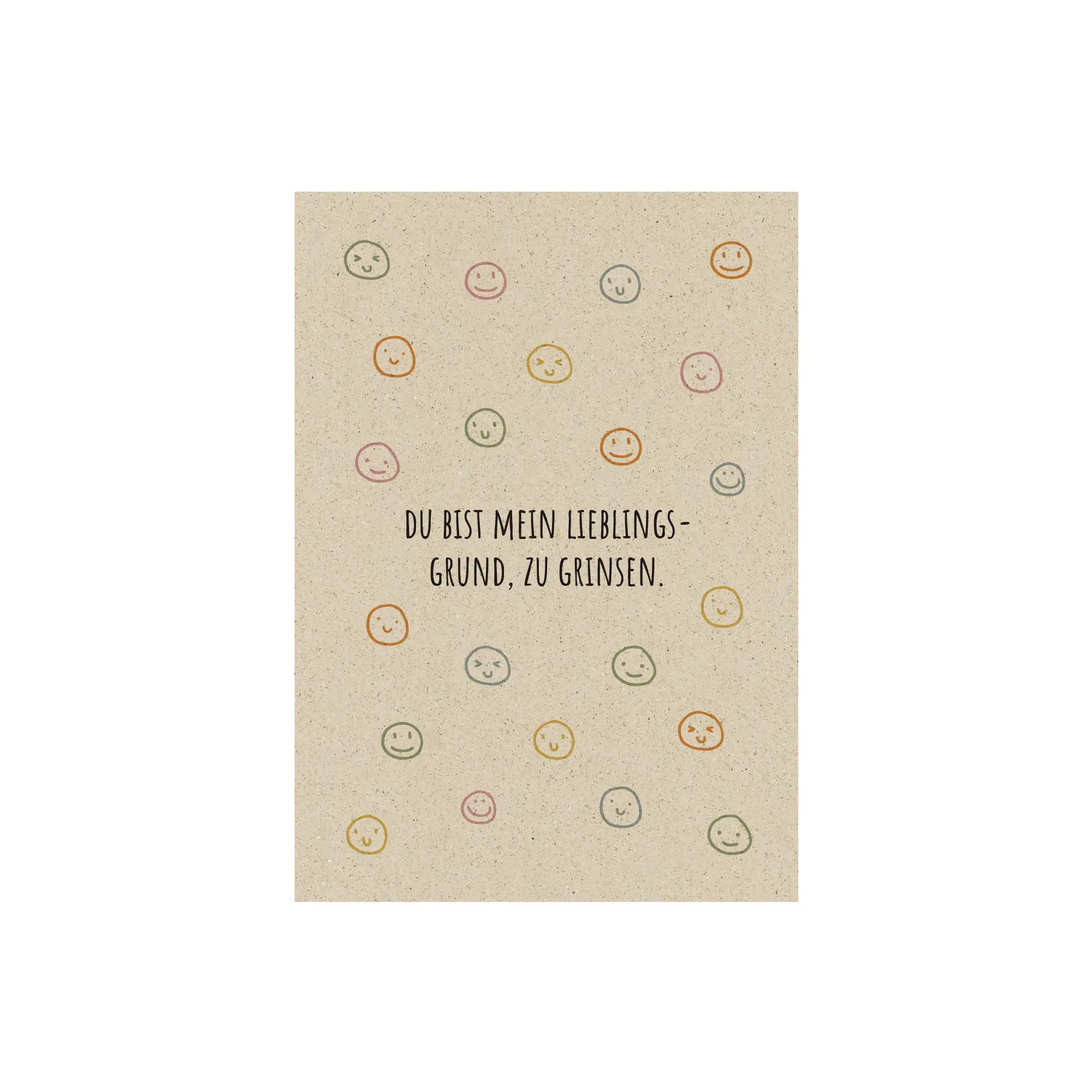 Vegan produzierte A6 Postkarte, Grußkarte, Dankeskarte, Geburtstagskarte, Einladungskarte, Glückwunschkarte, Geschenkbeilage oder Karte zum Verschenken aus Graspapier von matabooks