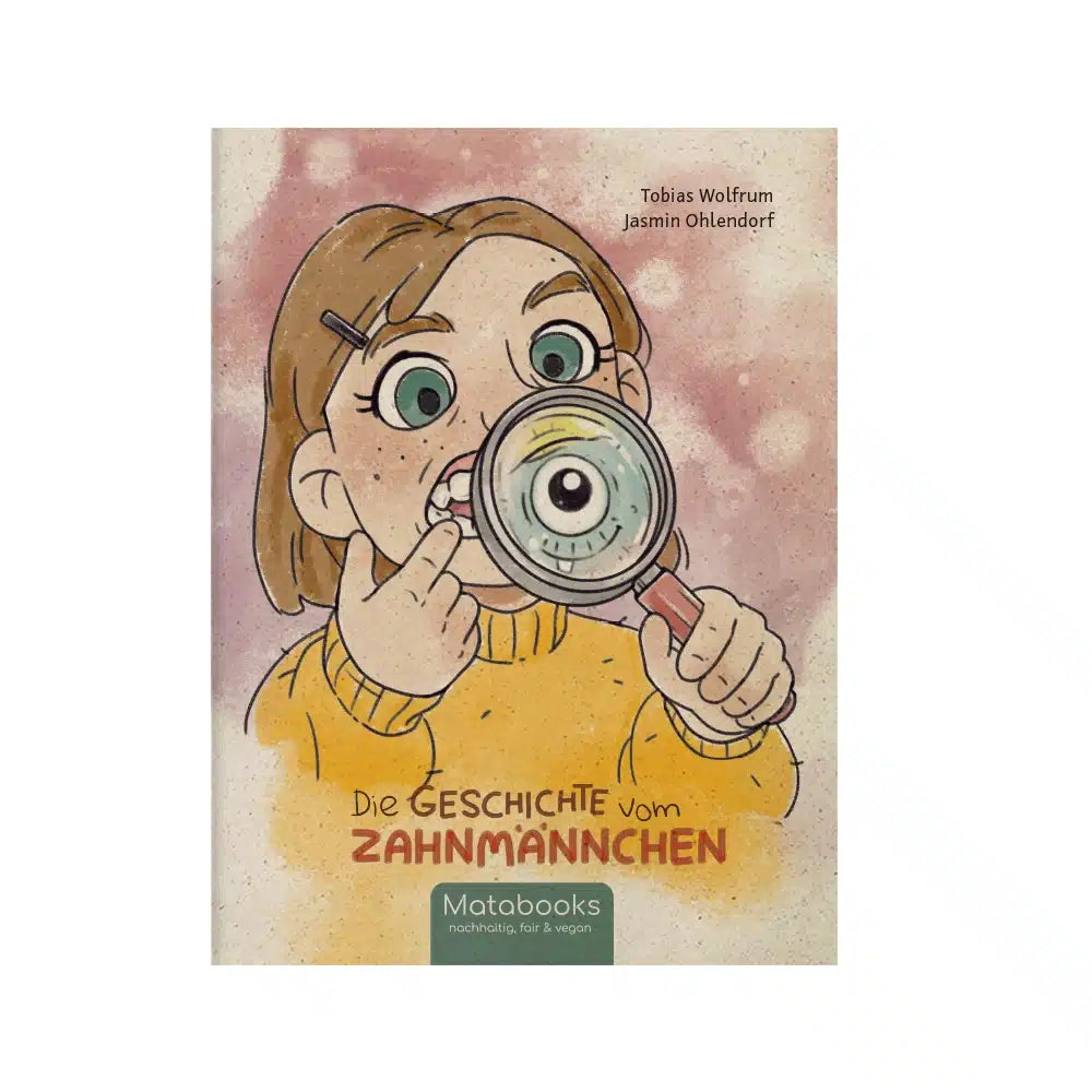 Vegan produziertes Kinderbuch, Vorlesebuch, Bilderbuch, Geschenk für Kinder, Buch zum gemeinsamen Lesen, für Zuhause, Kita, Kindergarten, Grundschule aus Graspapier und Süßgraspapier von matabooks